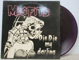 Misfits Die Die My Darling 1984 Us Purple Vinyl 12 " Danzig Minty Punk 500 Copies