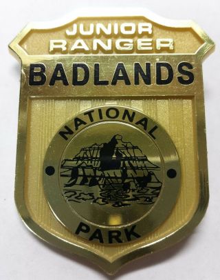 Badlands Sd South Dakota National Park Service Nps Jr Junior Ranger Badge
