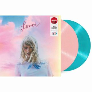 Taylor Swift - Lover - Limited Exclusive Pink & Blue Colored 2xlp