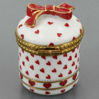 Rochard Limoges France Hand Painted Hearts 