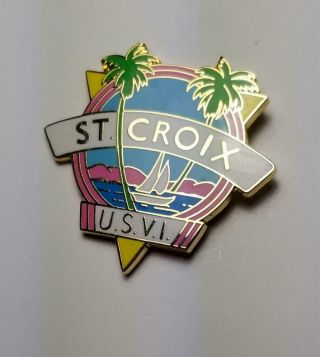 St.  Croix Usvi United States Virgin Islands Hat Lapel Pin 1921