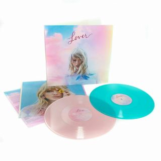 Taylor Swift - Lover - Limited Exclusive Pink & Blue Colored Vinyl 2xlp