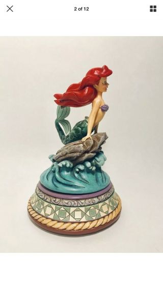 Disney Traditions Jim Shore Ariel Little Mermaid Part Of Your World Music Box 2