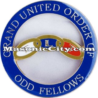 Z - 117 Grand United Order Of Odd Fellows Auto Emblem Ioof Guoof Independent