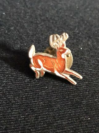 White Tail Deer Hat - Lapel - Tie - Pin Vintage 1980’s