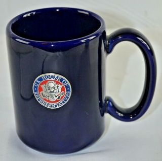 Us U.  S.  House Of Representatives Coffee Mug With Pewter Plate Made In Usa 014