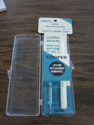 Vintage Cooper Oral Fever Thermometer In