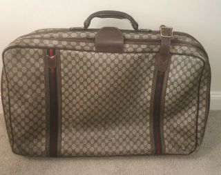 Gucci Extra Large Vintage 80s Suitcase