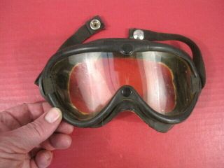 Early Vietnam Era Us Navy Flying Goggles For The H - 3 & H - 4 Jet Pilot 