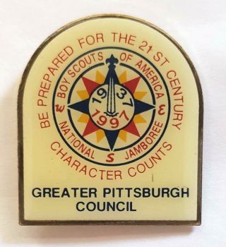 Greater Pittsburgh Council (pa) 1997 National Jamboree Hat Pin Bsa