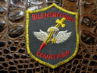 Vietnam Us Army Rt Asp Ccn Recon Team Patch Macv Sog " Silent By Night "