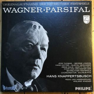 Sal 3475 - 9 Wagner Parsifal / Hans Knappertsbusch Hi - Fi Stereo 5 Lp Box
