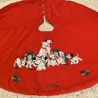 RARE Disney Christmas Tree Skirt 101 DALMATIANS Pongo Dayton Hudson Corp 2
