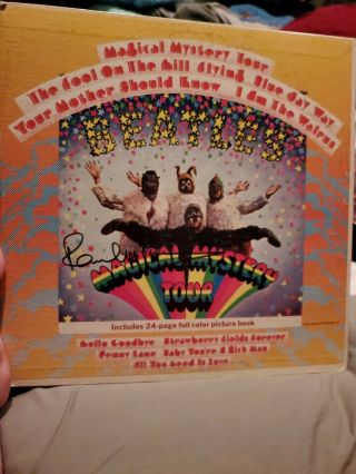 Magical Mystery Tour (autographed - Paul Mccartney] By Beatles (the) (vinyl,  1967