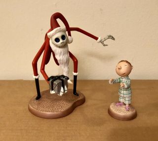 Wdcc " A Ghoulish Gift " Nightmare Before Christmas,  Santa Jack And Timmy