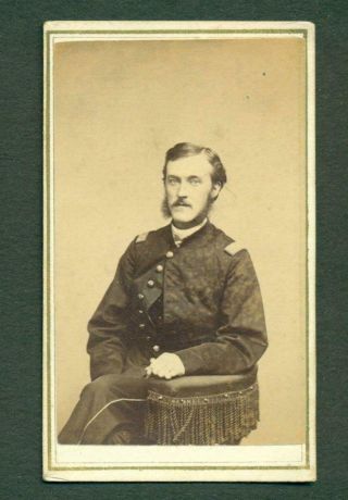 Ca.  1860 S Civil War Soldier In Uniform By Kimball Of Concord Hampshire