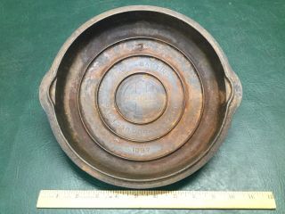 Vintage Griswold 7 Cast Iron Lid 1097 Self Basting Patented