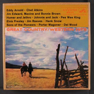 Elvis Presley,  Etc: Great Country Western Hits 45 (10 Ep Box Set,  Complete With