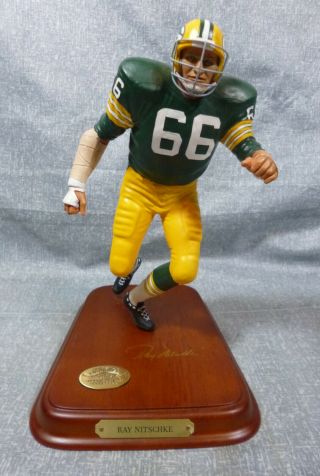 Vintage Danbury Ray Nitschke Green Bay Packers 66 Figurine