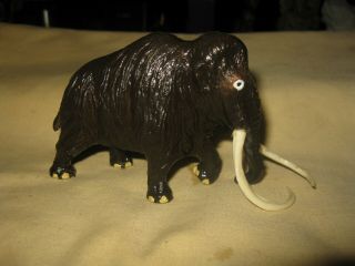 1977 Starlux France Vintage Plastic Play Set Revised Woolly Mammoth