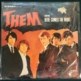 Them Here Comes The Night Lp Record Pas 71005 Vg,