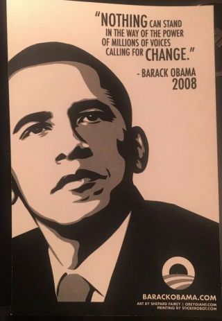 Authentic 2008 Barack Obama 
