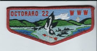 Boy Scout Oa Lodge 22 Octoraro 75th Anniversary Flap With Claim Ticket