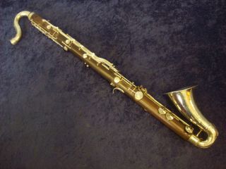 Quality Vintage Getzen Deluxe Bass Clarinet Elkhorn Wis Usa,  Case