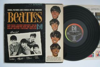 Beatles - Songs,  Pictures And Stories - Stereo - Vee Jay - Vjs 1092 - Vg,  Vinyl