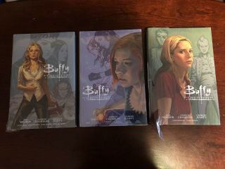 Buffy The Vampire Slayer Season 9 Library Edition Volume 1,  2 & 3 Never Read