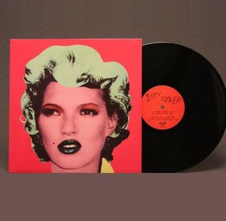 Extremely Rare Banksy Kate Moss Album Cover Art For Dirty Funker 2006 Lp No Bar