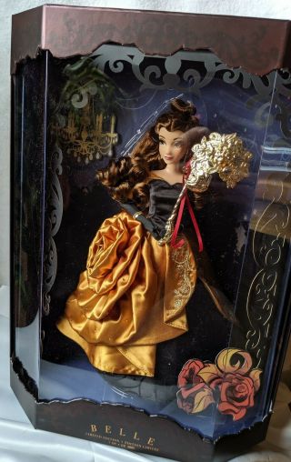 Disney Midnight Masquerade Designer Series Limited Edition Belle Doll 12in