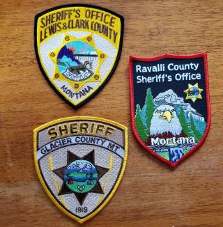 3 Different Montana Sheriff 