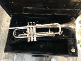 Vintage Vincent Bach Mercedes Silver Trumpet