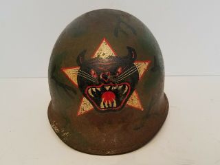 69 South Vietnamese Arvn Ranger Us M1 Vietnam War Helmet