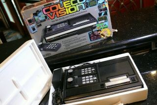 Vintage Colecovision Black Electronic Arcade Console Game System