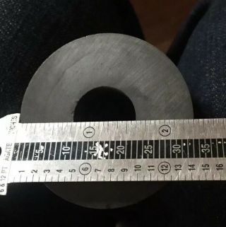 10 Large Ferrite Disc Donut Magnets From Microwave Magnetrons 2 3/8 Inch Od
