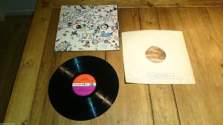 Led Zeppelin Iii 3 Vinyl Lp Album Wheel 2nd Press Red Plum A6/b5 1970 2401002 Uk