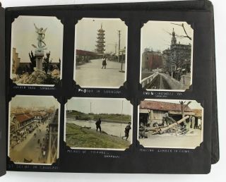 1932 - 33 U.  S.  Navy China Photo Album U.  S.  S Tulsa 335 Photographs,  Shanghai Etc
