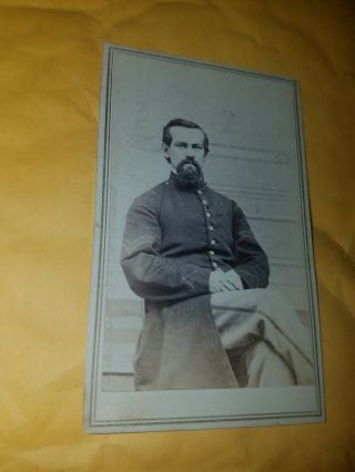 Rate 1860s Cdv Of A Hampshire Ha Civil War Soldier