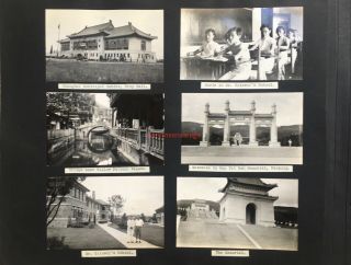 295 x CHINA CHANGSHA HANKOW TANG SHAN WUCHANG HOSPITALS PHOTOGRAPHS ALBUM 1930’s 2