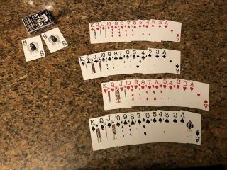 Blue Stud Jumbo Playing Cards Cardistry Magic Poker Size Deck