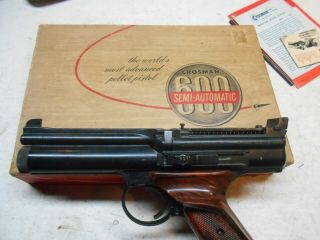 Vintage Cross - Man 600 Semi - Automatic Pellet Air Pistol,  Box And Papers