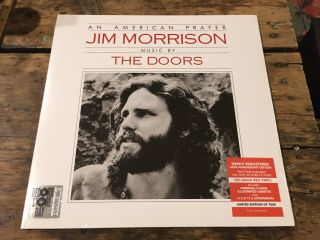 An American Prayer Jim Morrison Music By The Doors Vinyl Record Rsd