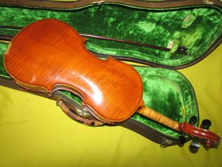 Vintage 1800 ' s Nikolaus Amatus fecit In Cremona 1672 Violin,  Case/Bow/Parts, 2