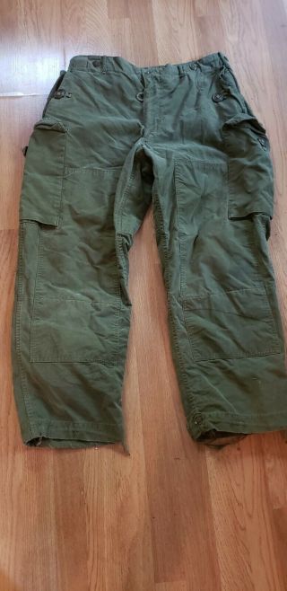 Vietnam Era Us Army 1967 Combat G5 Tropical Trousers Size 6 Regular Large