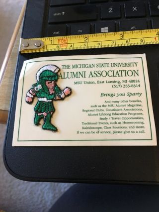 Vintage Patch: Michigan State Alumni Association,  Sparty