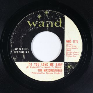 Northern Soul 45 - Masqueraders - Do You Love Me Baby - Wand - Mp3