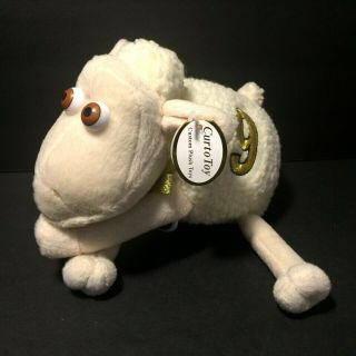 Serta Sheep 9 Trump Home Tag Sherpa Plush Curto Toy 2000 Gold Ribbon Nwt