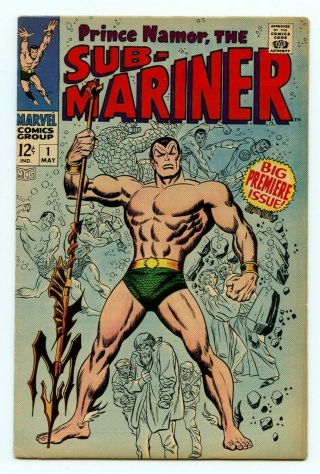 Sub - Mariner 1 (may,  1968) - Premiere Issue Book Will Sell Fast